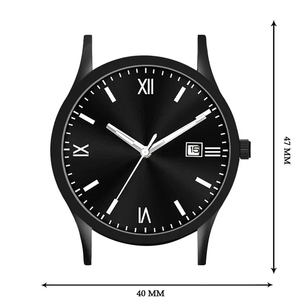 Black_Stainless_Steel_Analog_Watch_With_Roman_Numerals_And_Date_Display_For_Men