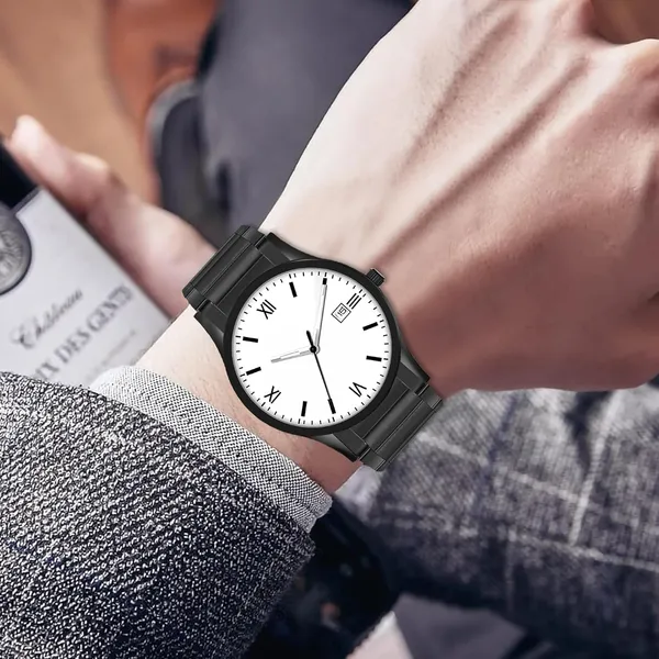 Black__Stainless_Steel_Analog_Watch_With_Roman_Numerals_And_Date_Display_For_Men