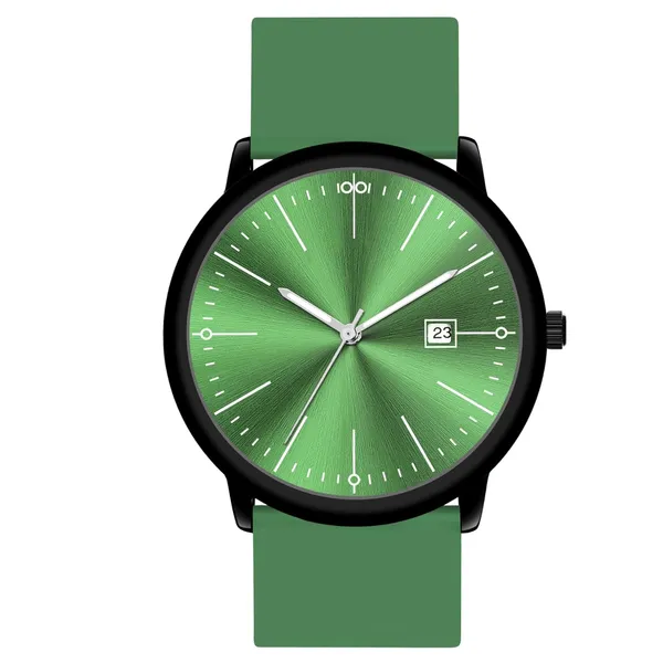 Green_Quartz_Watch_With_Date_Display_For_Men