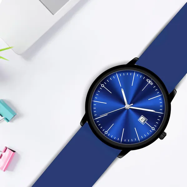Blue_Quartz_Watch_With_Date_Display_For_Men