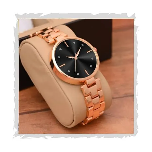 Rose_Gold_Quartz_Bracelet_Watch_For_Women