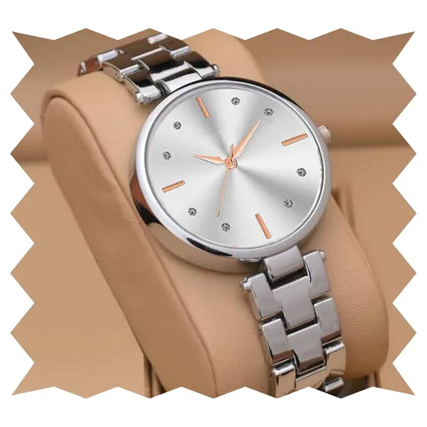 Silver_Quartz_Bracelet_Watch_For_Women