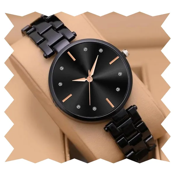 Black_Quartz_Bracelet_Watch_For_Women