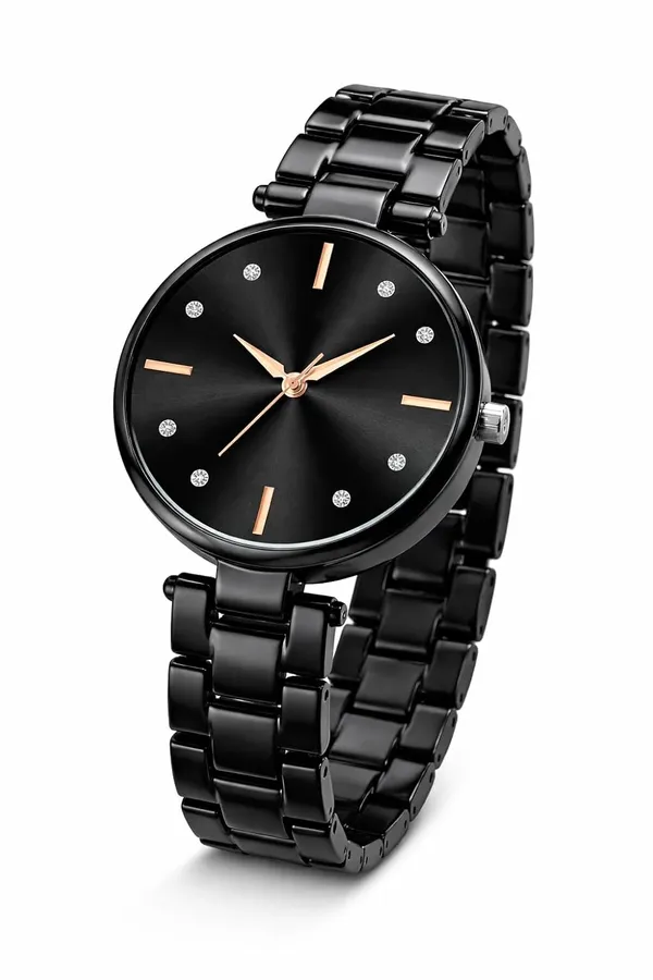 Black_Quartz_Bracelet_Watch_For_Women