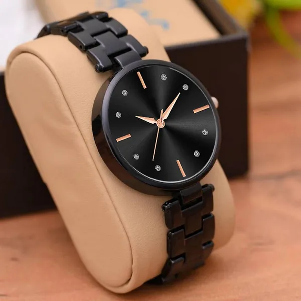 Black_Quartz_Bracelet_Watch_For_Women