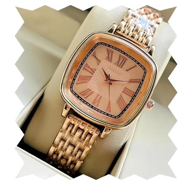 Rose_Gold_Square_Dial_Analog_Watch_With_Bracelet_Strap_For_Women