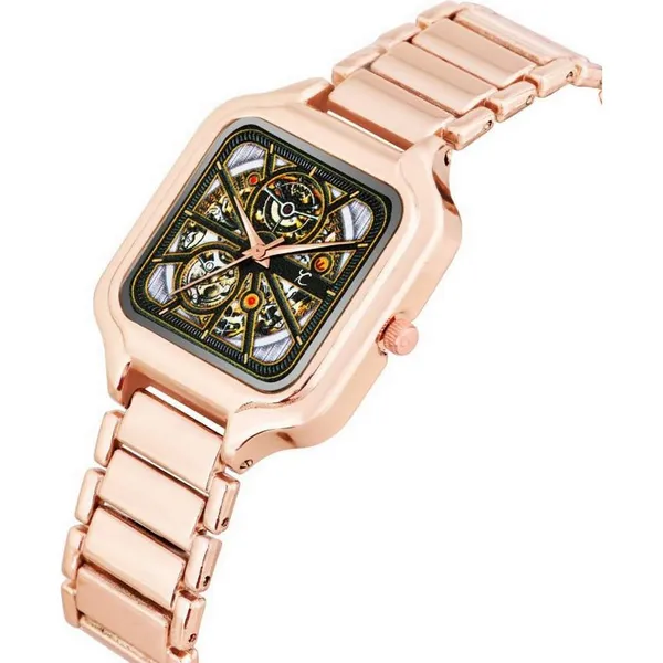 Rose_Gold_Square_Dial_Analog_Bracelet_Watch_For_Women