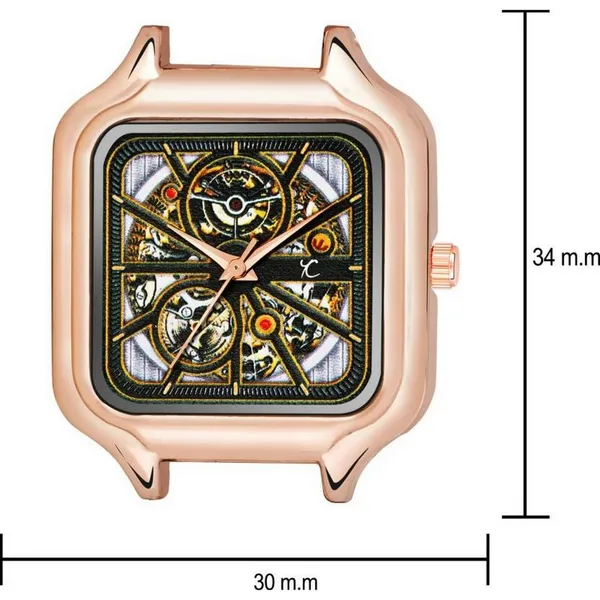 Rose_Gold_Square_Dial_Analog_Bracelet_Watch_For_Women
