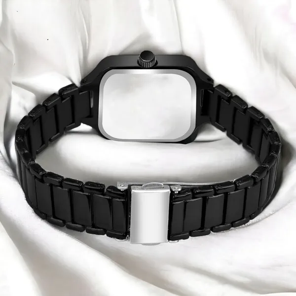 Black_Square_Dial_Analog_Bracelet_Watch_For_Women