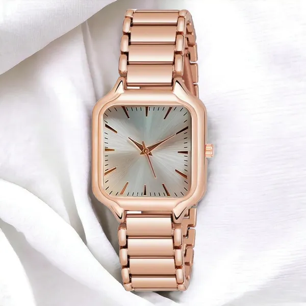 Rose_Gold_Square_Dial_Bracelet_Watch_For_Women