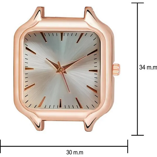 Rose_Gold_Square_Dial_Bracelet_Watch_For_Women