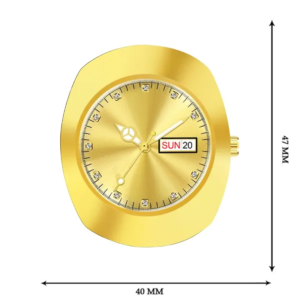 Golden_Stainless_Steel_Mesh_Strap_Analog_Watch_For_Men