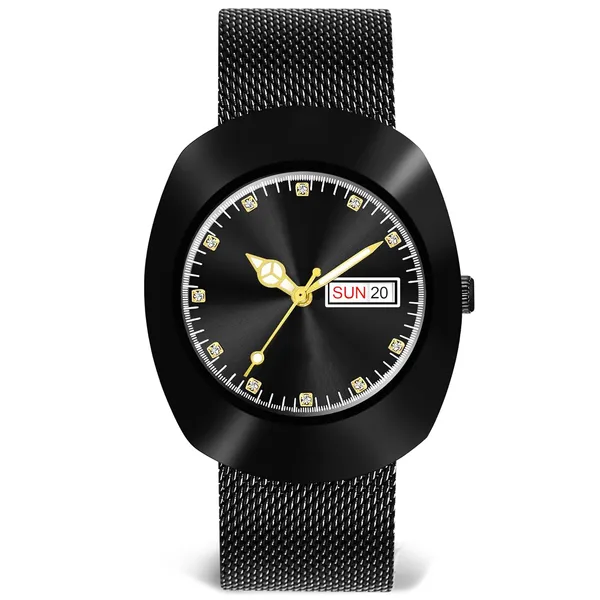 Black_Stainless_Steel_Mesh_Strap_Analog_Watch_For_Men