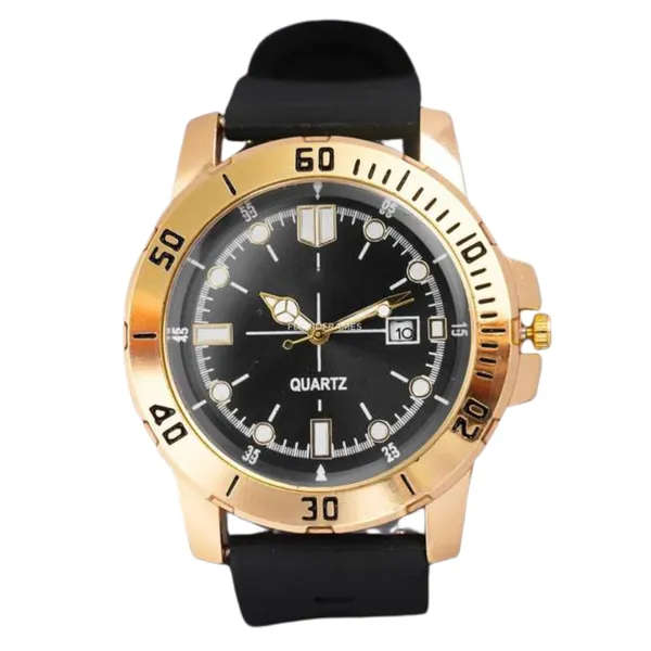 Black_Quartz_Analog_Wristwatch_With_Rubber_Strap_For_Men