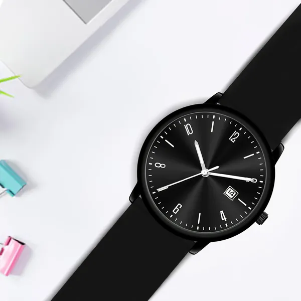 Black_Analog_Quartz_Watch_With_Leather_Strap_For_Men