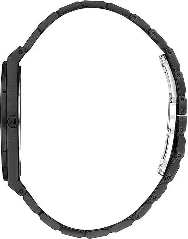 Black_Stainless_Steel_Quartz_Wrist_Watch_For_Men