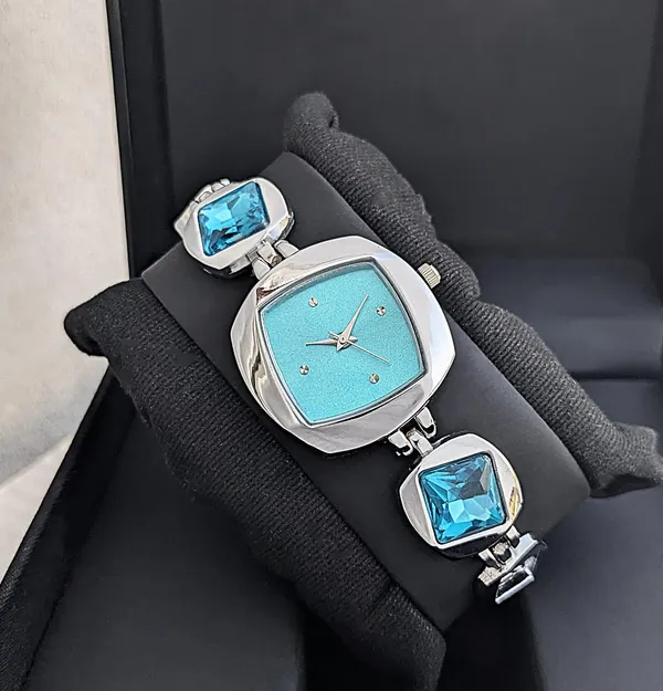 Silver-Sky_Blue_Crystal_Accent_Watch_For_Women