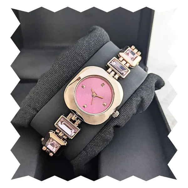 Pink_Crystal_Bracelet_Watch_For_Women