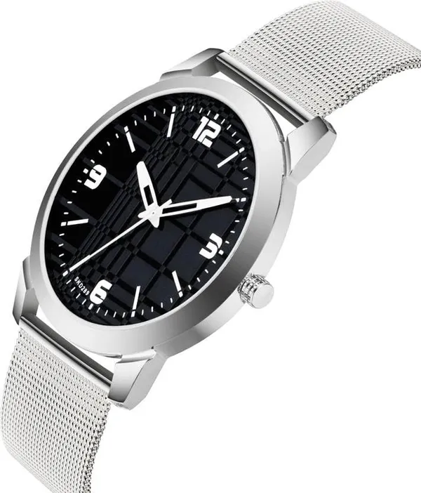 Silver_Stainless_Steel_Mesh_Band_Analog_Watch_For_Men