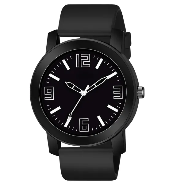 Black_Silicone_Strap_Watch_For_Unisex