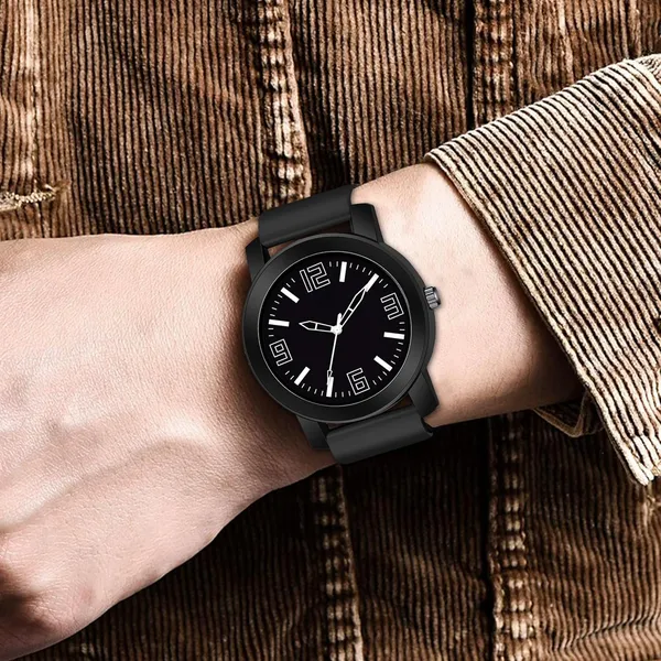 Black_Silicone_Strap_Watch_For_Unisex