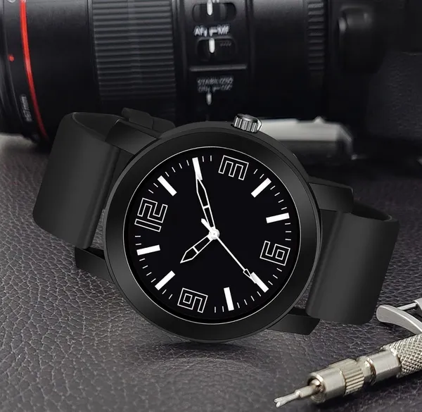 Black_Silicone_Strap_Watch_For_Unisex