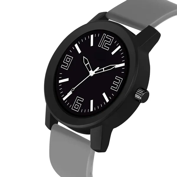Black_Silicone_Strap_Watch_For_Unisex