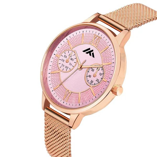 Pink_And_Rose_Gold_Stainless_Steel_Analog_Watch_For_Women