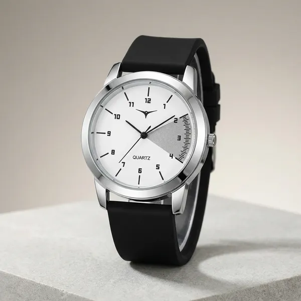 Black_Analog_Quartz_Watch_With_Silicone_Strap_For_Men