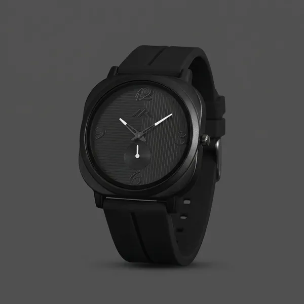 Black_Analog_Quartz_Watch_With_Silicone_Strap_For_Men