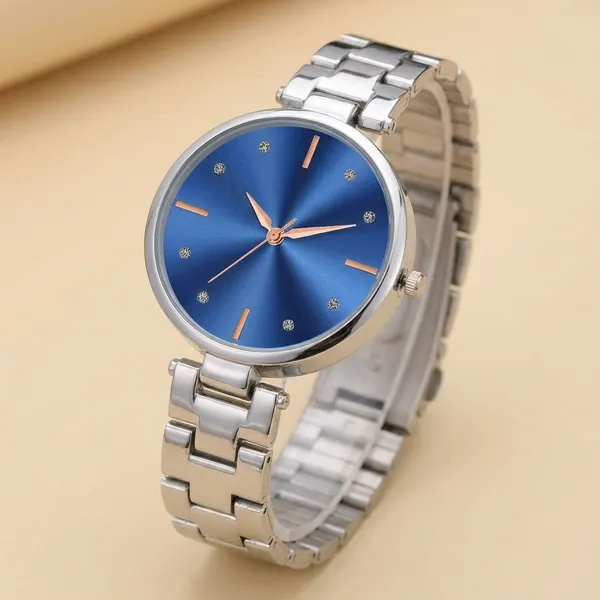 Silver_Quartz_Bracelet_Watch_For_Women
