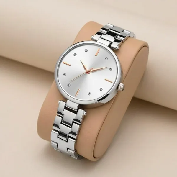 Silver_Quartz_Bracelet_Watch_For_Women