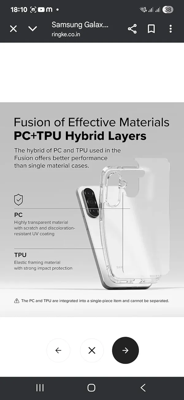 Samsung_Galaxy_A36_5G_Clear_Case,_PC+TPU_Hybrid_Protection,_Scratch-Resistant_Transparent_Back_Cover