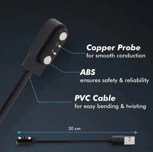 Smart_Watch_USB_Charging_Cable,_2-Pin_Magnetic_Connector,_Black