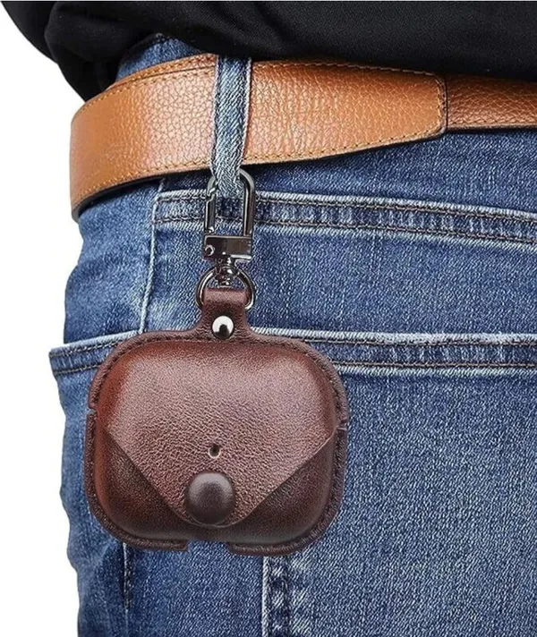 Protective_Case_for_AirPods_Pro_2,_Brown_(Airpods_Not_Included,_Artificial_Leather)