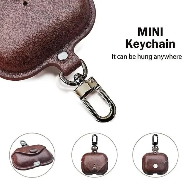 Protective_Case_for_AirPods_Pro_2,_Brown_(Airpods_Not_Included,_Artificial_Leather)