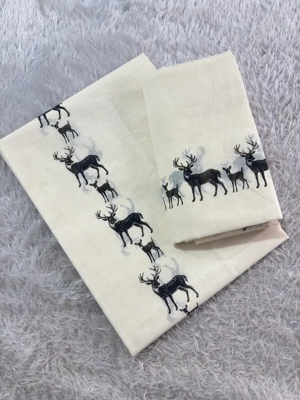 Deer_Printed_Cotton_Set_Mundu_For_Women