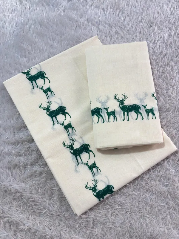 Deer_Printed_Cotton_Set_Mundu_For_Women