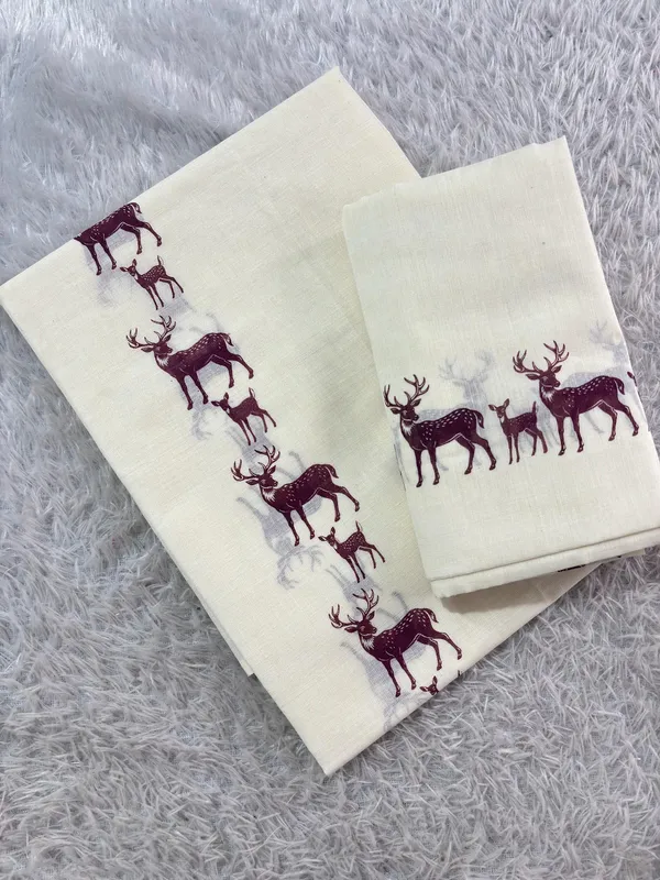 Deer_Printed_Cotton_Set_Mundu_For_Women