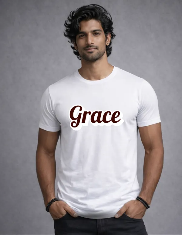Gospel_Threads_White_Cotton_Grace_Scripture_T-Shirt_For_Men_&_Women_|_Ephesians_2:8_Christian_Grace_Faith_Tee_India_|_Printed_Front_&_Back_Saved_By_Grace_Apparel_for_Church_&_Daily_Wear