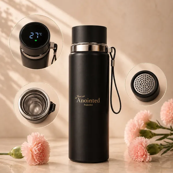 Anointed_Christian_Water_Bottle_–_LED_Temp_Display,_Psalm_23_|_Black