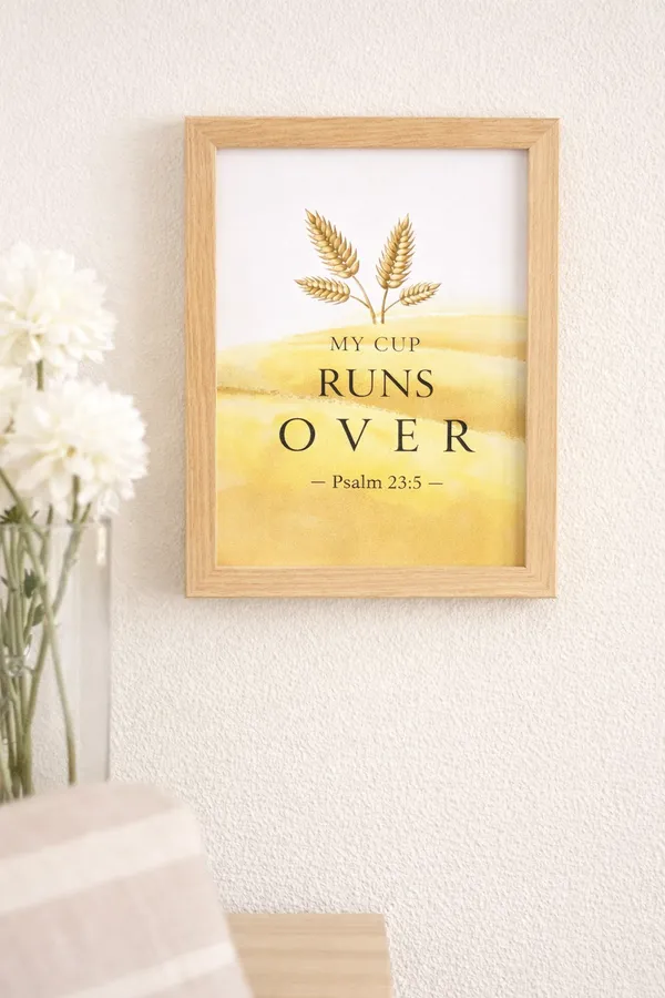 Gospel_Threads_My_Cup_Runneth_Over_Wooden_Wall_Frame_|_Psalm_23:5_Christian_Scripture_Decor_India_|_Faith_Gratitude_Home_Gift