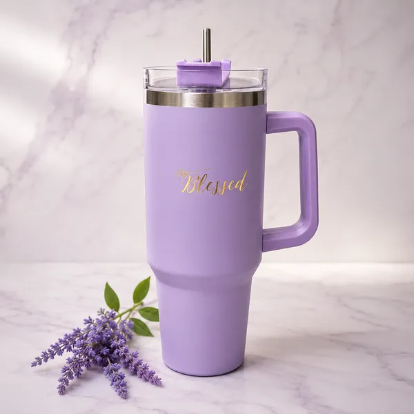 Blessed_40oz_Insulated_Tumbler_with_Handle_&_Straw_Lavender