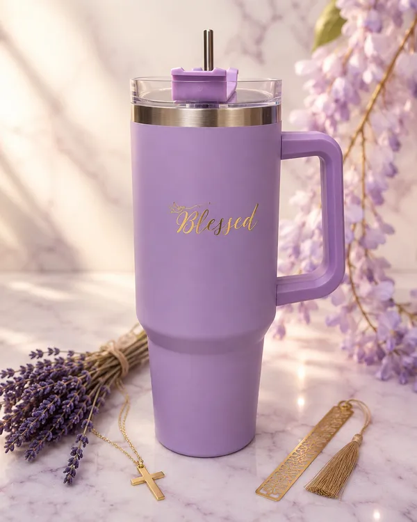 Blessed_40oz_Insulated_Tumbler_with_Handle_&_Straw_Lavender