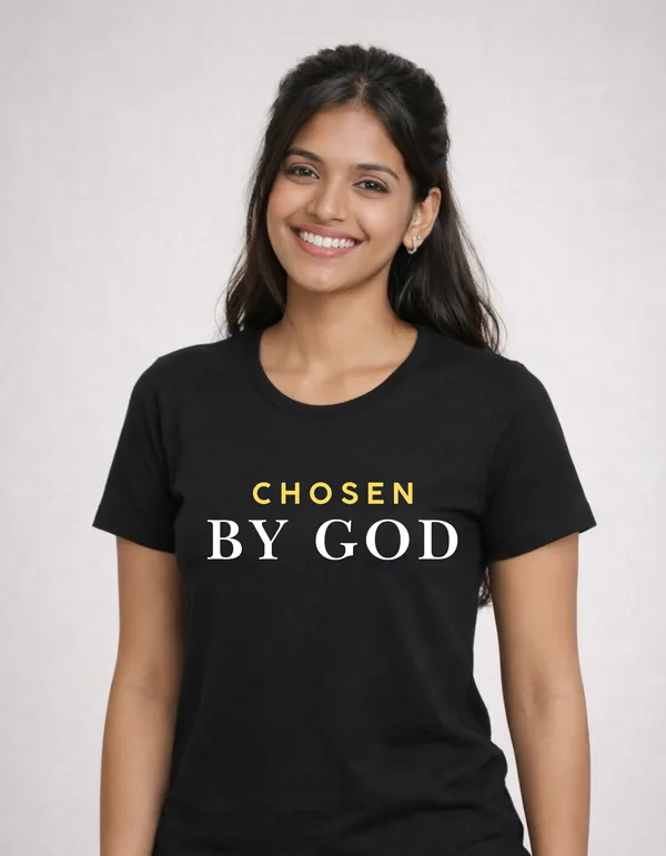 Gospel_Threads_Black_Cotton_Chosen_By_God_Scripture_T-Shirt_For_Men_&_Women_|_1_Peter_2:9_Christian_Identity_Faith_Tee_India_|_Printed_Front_&_Back_Chosen_Apparel_for_Church_Youth_&_Daily_Wear
