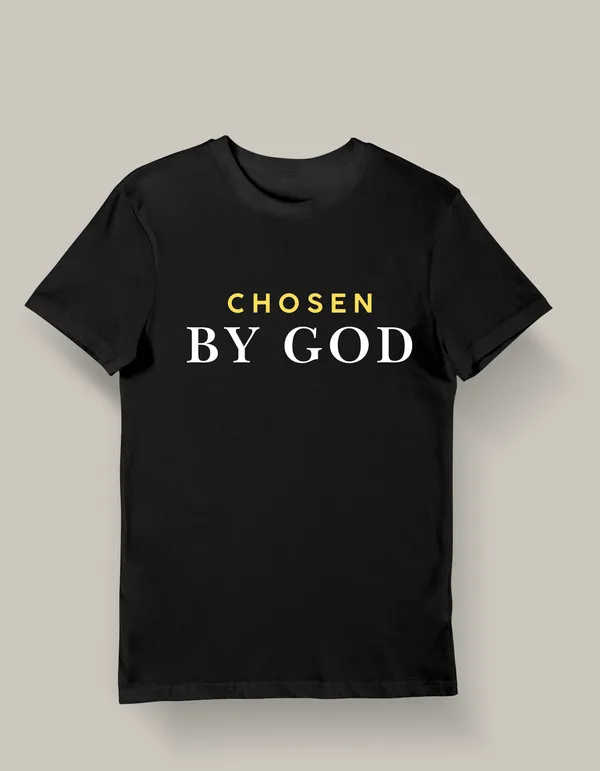 Gospel_Threads_Black_Cotton_Chosen_By_God_Scripture_T-Shirt_For_Men_&_Women_|_1_Peter_2:9_Christian_Identity_Faith_Tee_India_|_Printed_Front_&_Back_Chosen_Apparel_for_Church_Youth_&_Daily_Wear