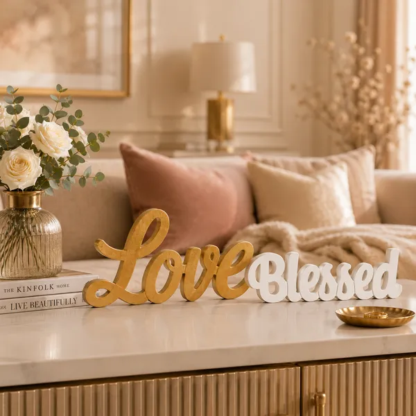 Love_&_Blessed_—_Gold_Metallic_&_White_Wooden_Word_Art_Set_|_Handcrafted_Christian_Home_Décor_|_Friendship_Day_Gift_|_Love_&_Gratitude_Duo