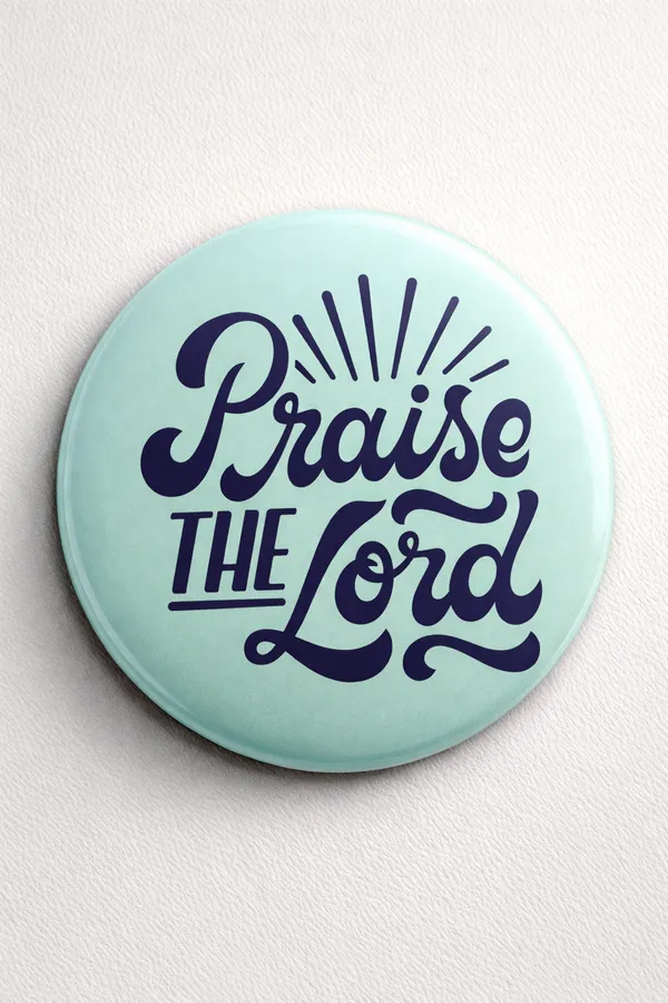 Gospel_Threads_Praise_The_Lord_Aqua_Blue_Fridge_Magnet_|_Christian_Worship_Praise_Metal_Magnet_India_|_Vibrant_Faith_Kitchen_Decor_Gift_for_Joyful_Believers