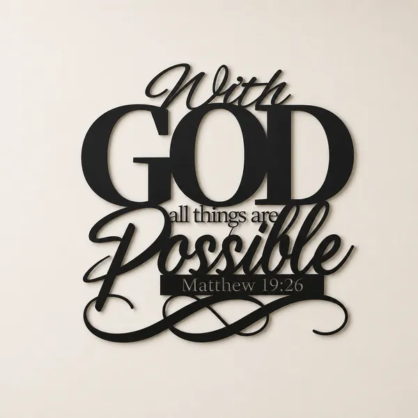 With_God_All_Things_Are_Possible_Wall_Art_|_Matthew_19:26_Decor
