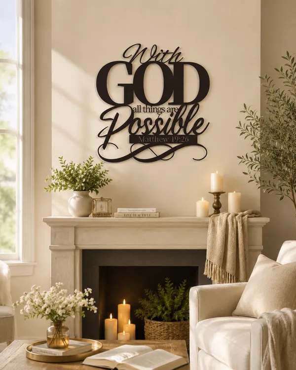 With_God_All_Things_Are_Possible_Wall_Art_|_Matthew_19:26_Decor